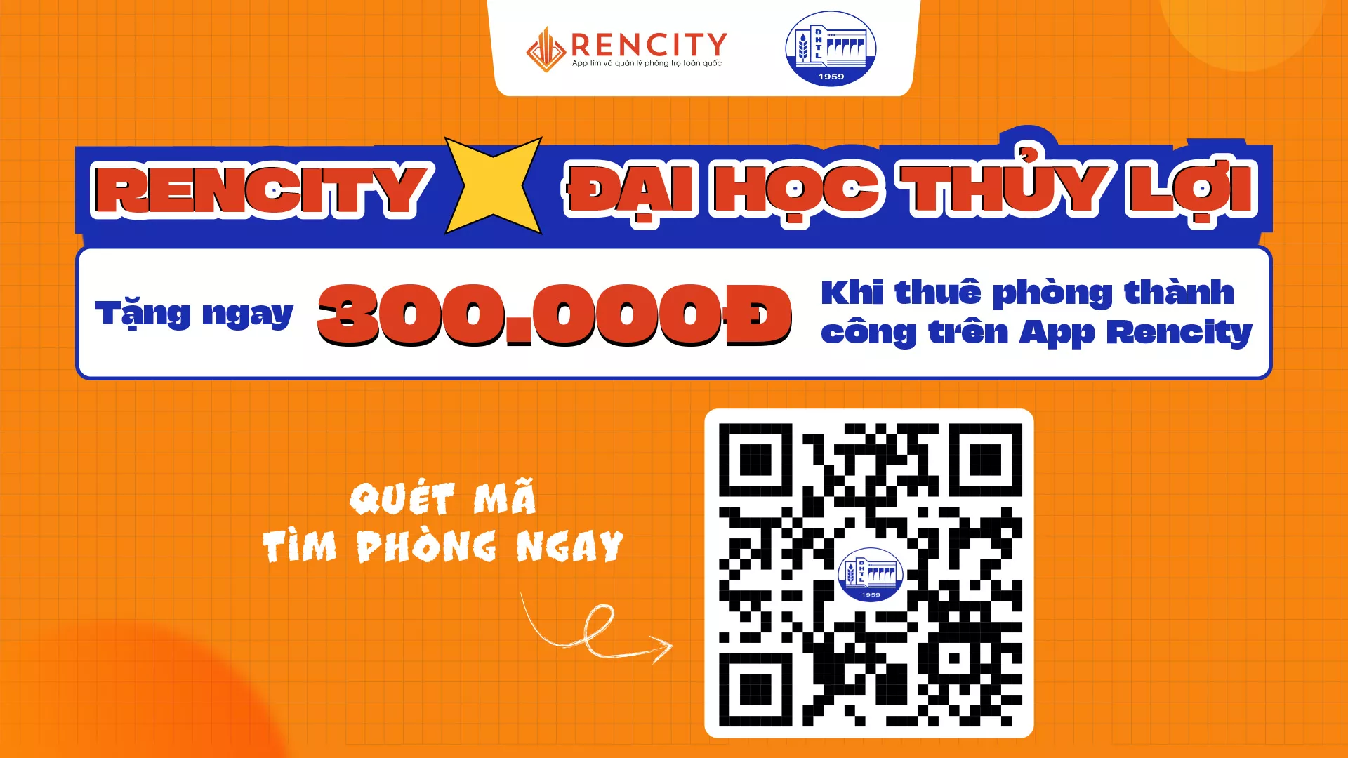 Trường Đại học Thủy lợi phối hợp với Công ty Cổ phần Công nghệ Rencity hỗ trợ sinh viên tìm nhà ở