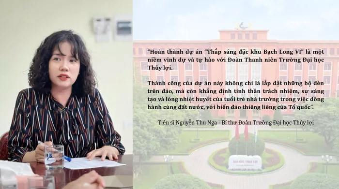 Tuổi trẻ Trường ĐH Thuỷ lợi lan tỏa tình yêu biển đảo với dự án “Thắp sáng đặc khu Bạch Long Vĩ”