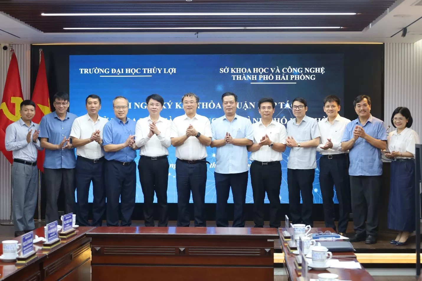 Tăng cường liên kết nghiên cứu, đào tạo giữa Sở Khoa học và Công nghệ và Trường Đại học Thủy lợi