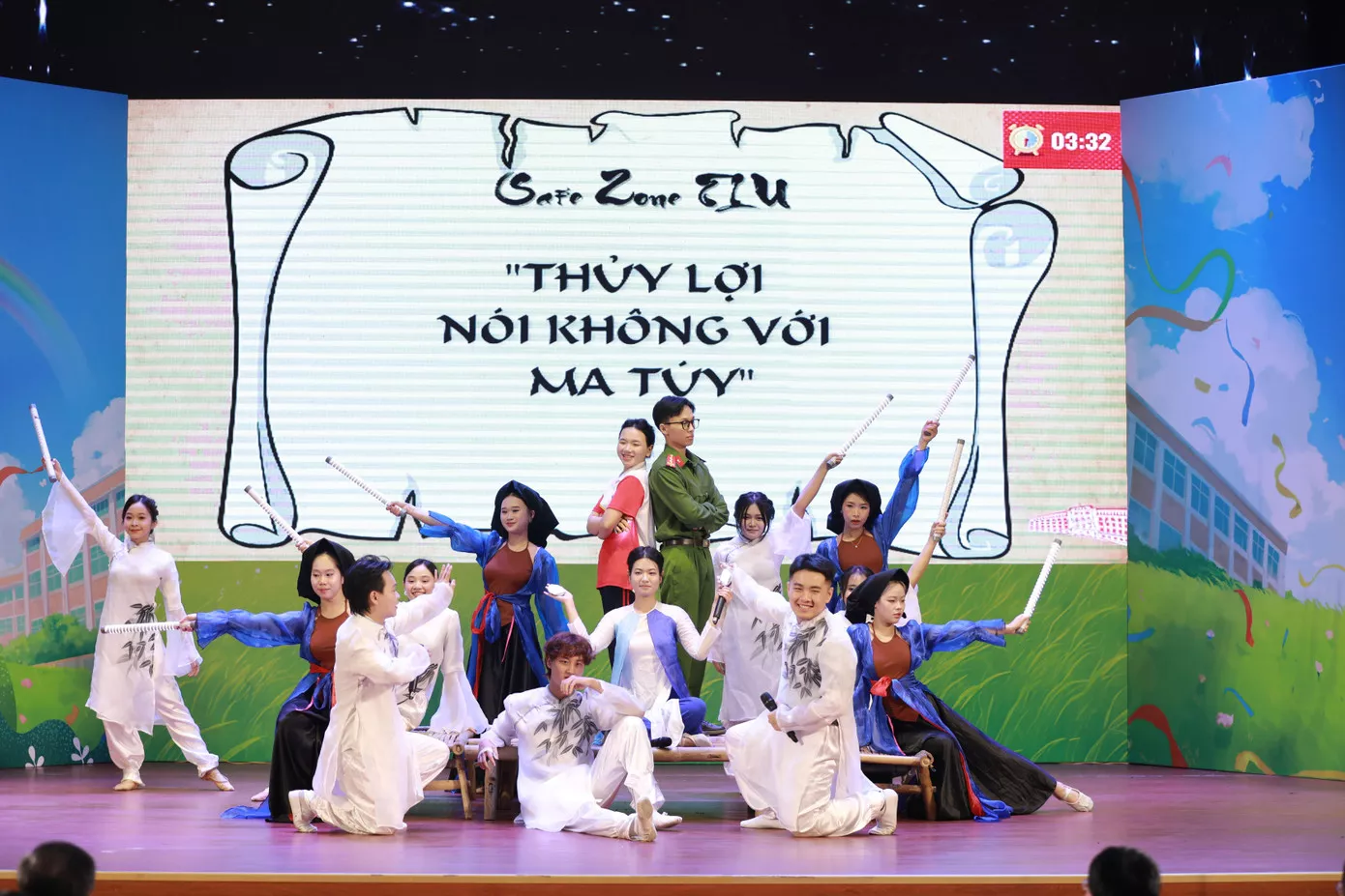 Trường Đại học Thủy lợi giành thắng lợi lớn tại cuộc thi “Trường học không ma túy” 2025