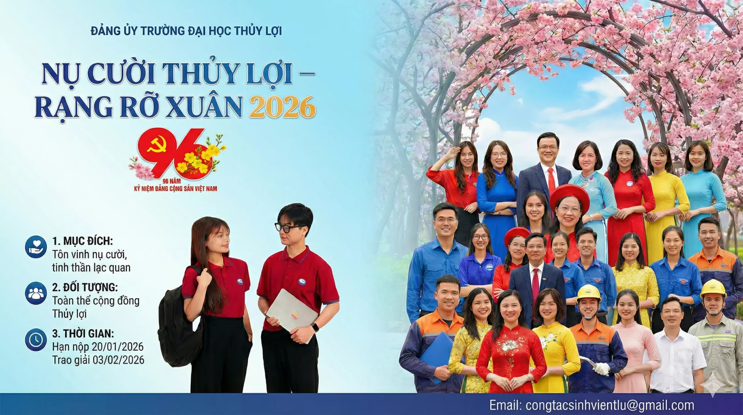Phát động Cuộc thi ảnh “Nụ cười Thủy lợi – Rạng rỡ Xuân 2026”