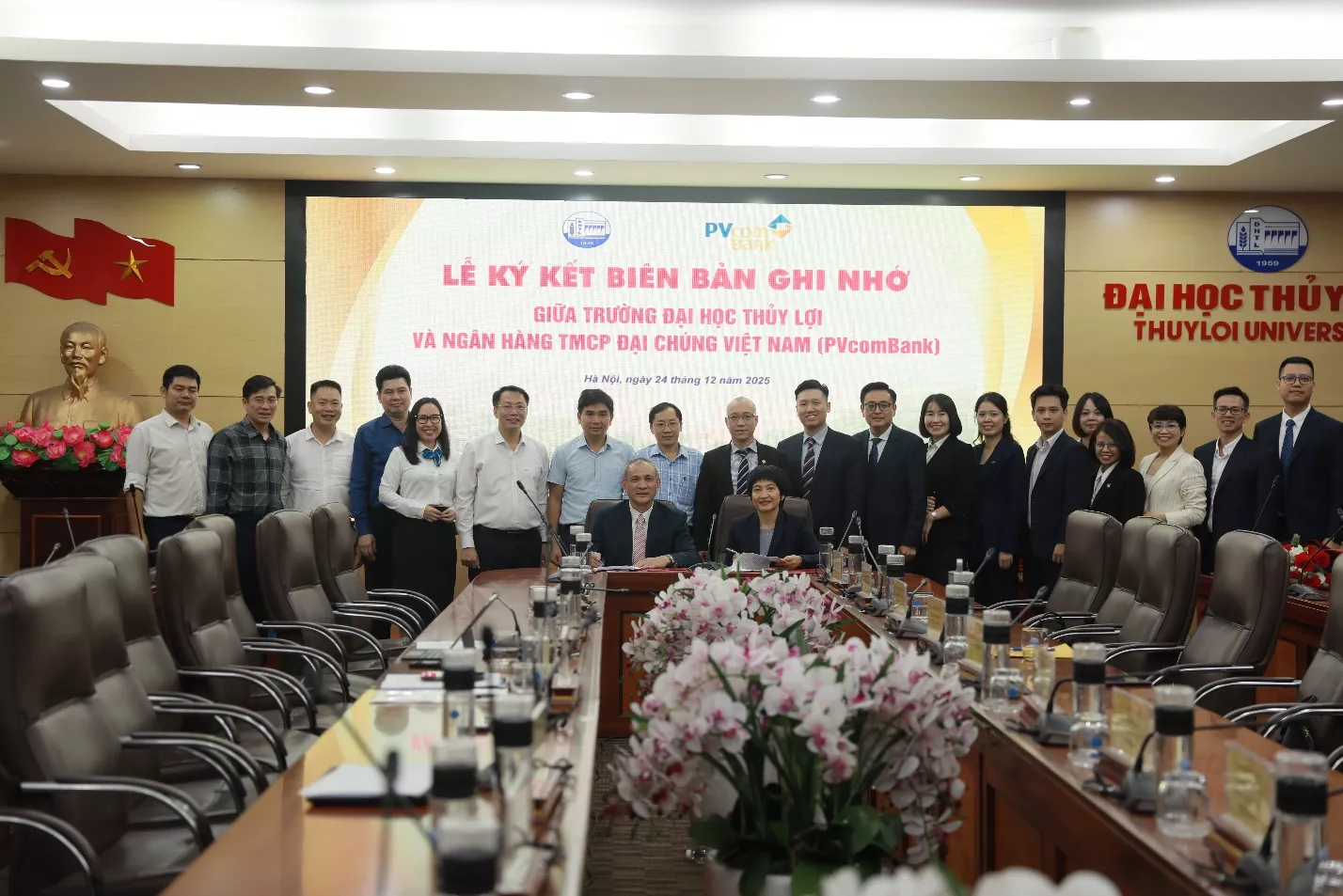 Trường Đại học Thủy lợi và PVcomBank ký kết thỏa thuận hợp tác toàn diện: Thúc đẩy chuyển đổi số và nâng cao chất lượng đào tạo