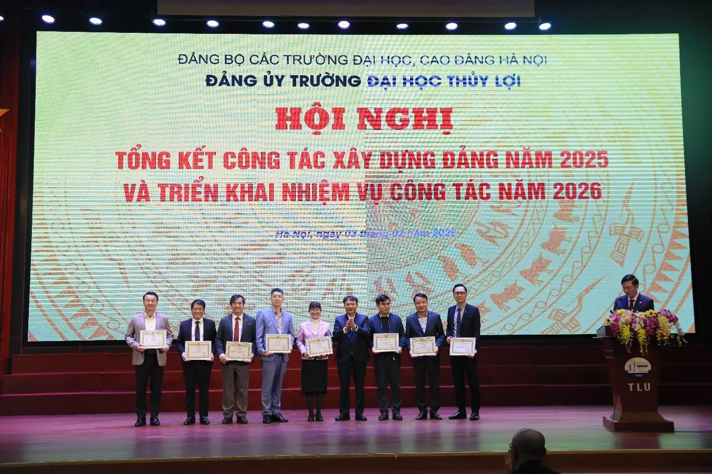 Đảng bộ Trường Đại học Thủy lợi: Đoàn kết, sáng tạo, quyết tâm hoàn thành xuất sắc nhiệm vụ năm 2026