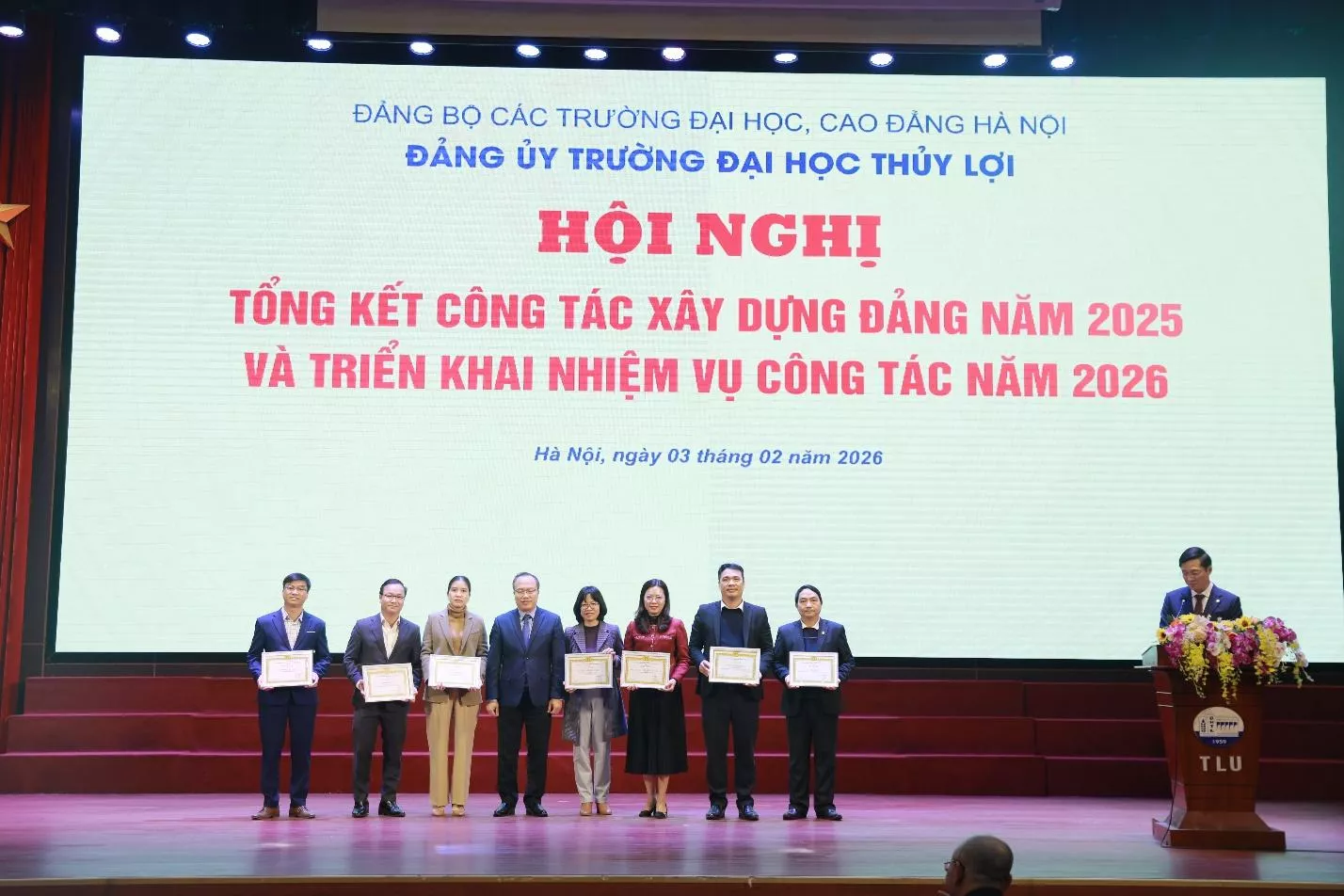 Đảng bộ Trường Đại học Thủy lợi: Đoàn kết, sáng tạo, quyết tâm hoàn thành xuất sắc nhiệm vụ năm 2026