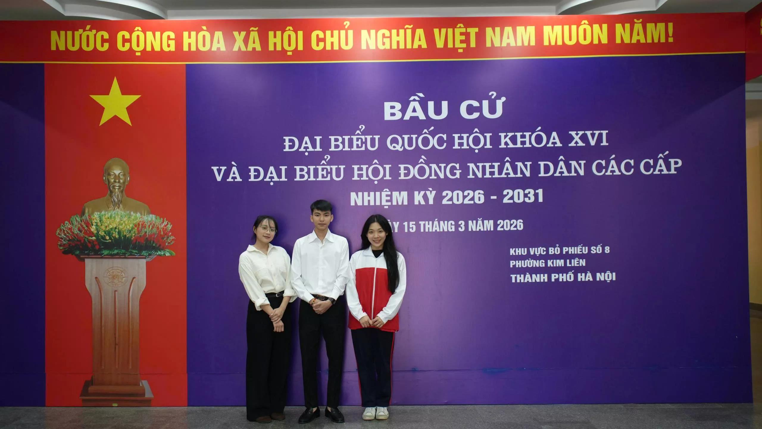 Tuổi trẻ Trường Đại học Thủy lợi háo hức hướng về ngày hội lớn của đất nước