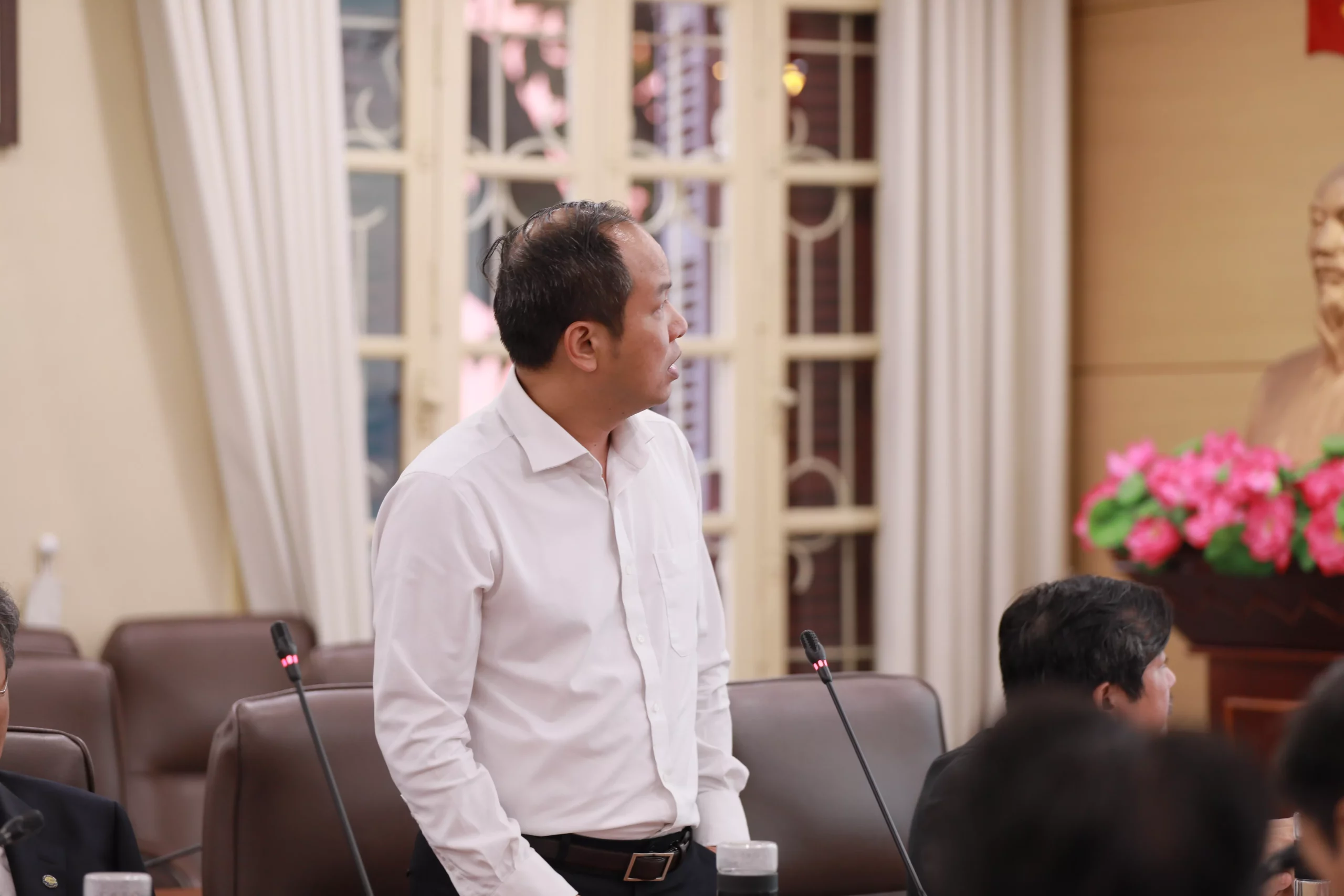 Trường Đại học Thủy lợi thúc đẩy hợp tác đào tạo và trao đổi khoa học công nghệ   với đoàn Bộ Công thương CHDCND Lào